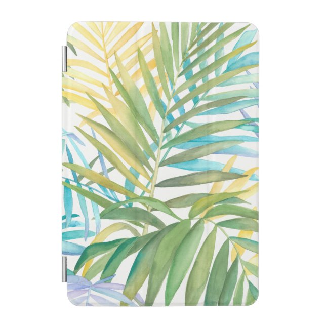 Tropical Palm Leaves iPad Mini Cover (Front)
