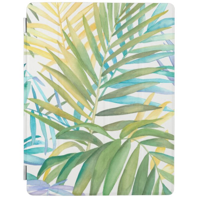 Tropical Palm Leaves iPad Smart Cover (Front)