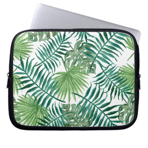Tropical Palm Leaves Laptop Sleeve