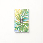 Tropical Palm Leaves Light Switch Cover<br><div class="desc">Tropical Palm Leaves. Artist: Megan Meagher. Image ID: 149600FN.</div>