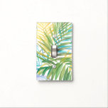 Tropical Palm Leaves Light Switch Cover<br><div class="desc">Tropical Palm Leaves. Artist: Megan Meagher. Image ID: 149600FN.</div>