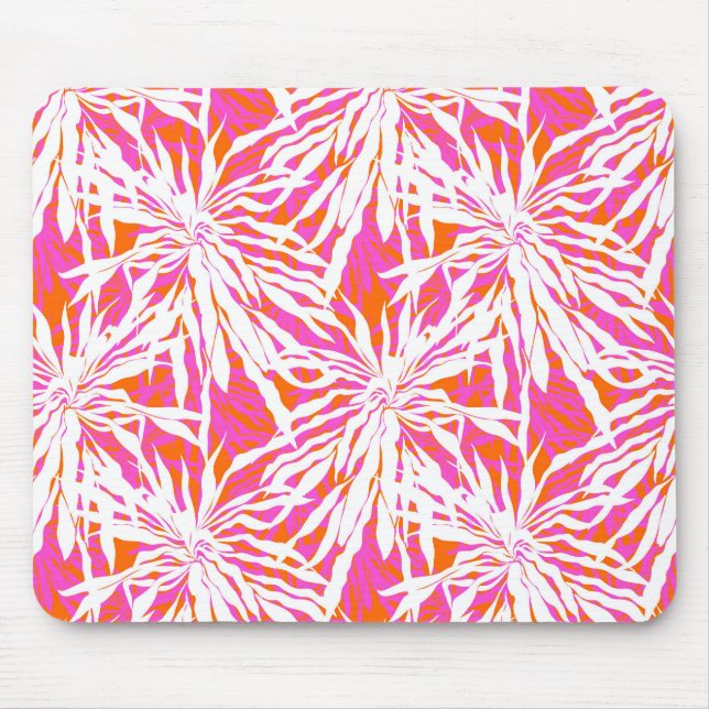 Tropical Palm Leaves Mouse Pad (Front)