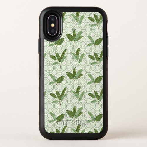 Tropical Palm Leaves OtterBox Symmetry iPhone X Case