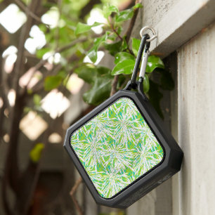 Tropical Palm Leaves Pattern Bluetooth Speaker