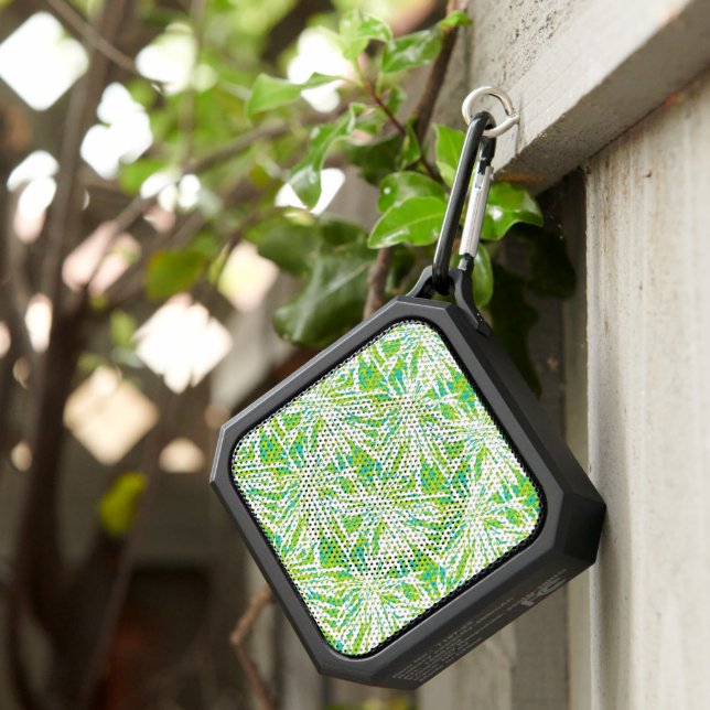 Tropical Palm Leaves Pattern Bluetooth Speaker (Inisitu)