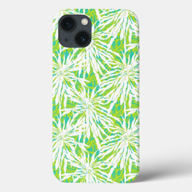 Tropical Palm Leaves Pattern Case-Mate iPhone Case (Back)