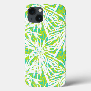 Tropical Palm Leaves Pattern iPhone 13 Case