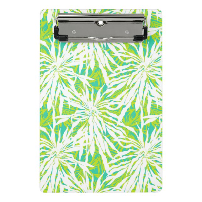 Tropical Palm Leaves Pattern Mini Clipboard (Front)