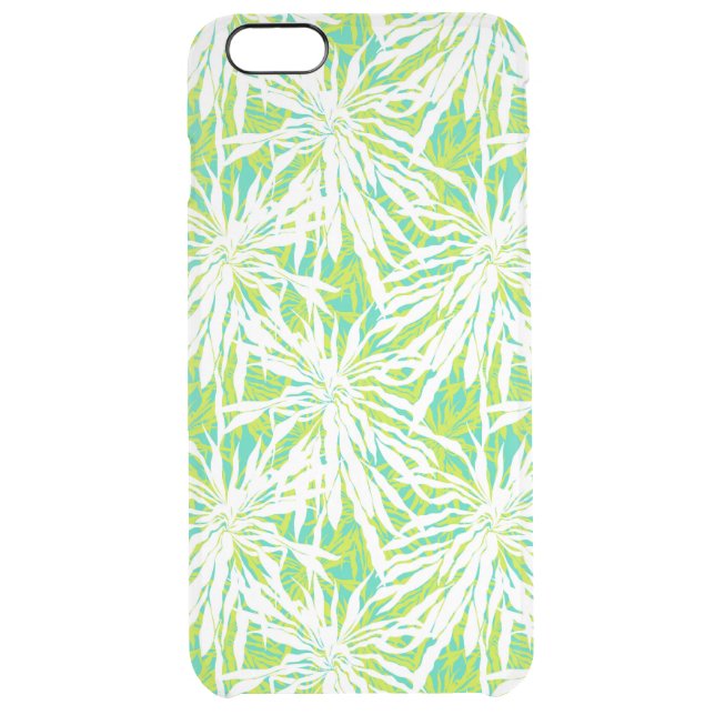 Tropical Palm Leaves Pattern Uncommon iPhone Case (Back)