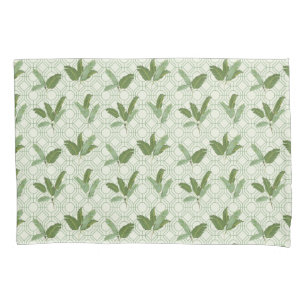 Tropical Palm Leaves Pillowcase
