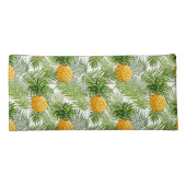 Tropical Palm Leaves & Pineapples | Add Your Name Pencil Case (Back)