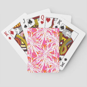 Tropical Palm Leaves Poker Cards