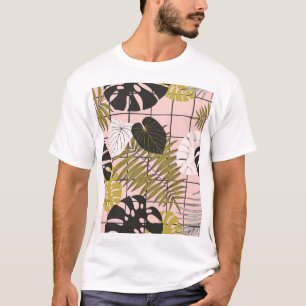 Tropical palm leaves, stylish summer. T-Shirt