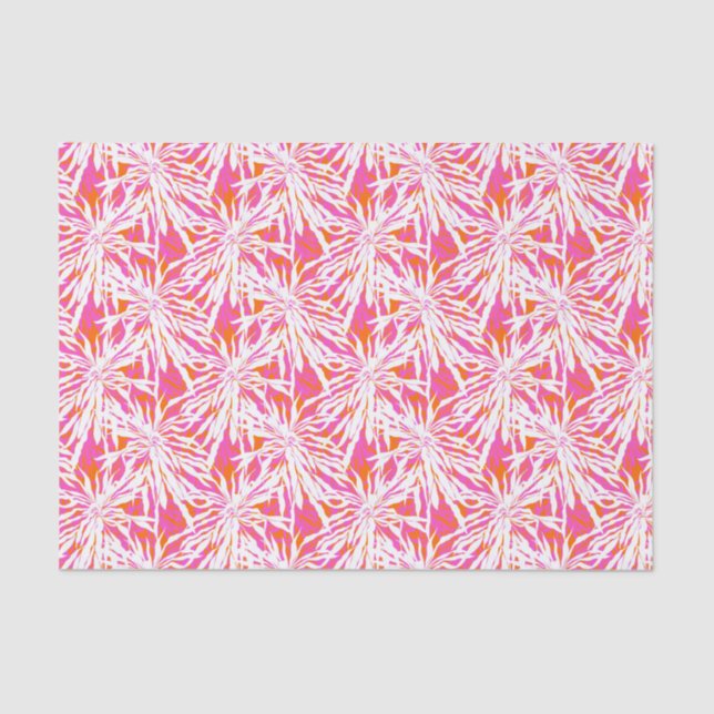 Tropical Palm Leaves Tissue Paper (Front)