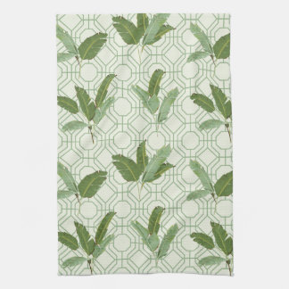 Tropical Palm Leaves Towel