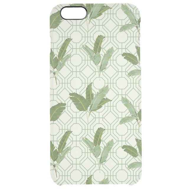 Tropical Palm Leaves Uncommon iPhone Case (Back)