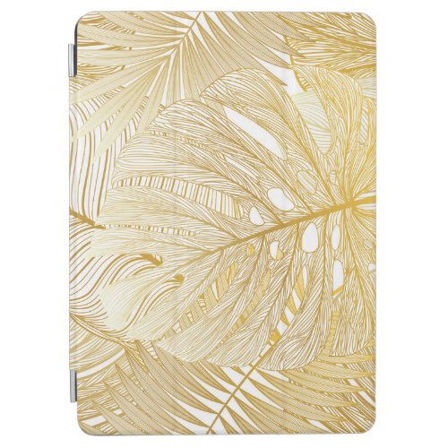 Tropical palm leaves vintage pattern iPad air cover