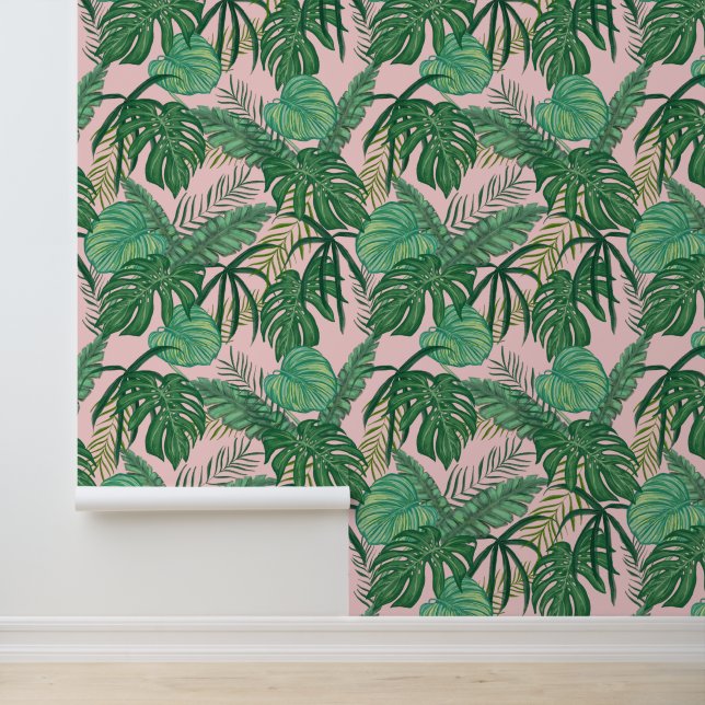 Tropical Palm Leaves Wallpaper (Application)