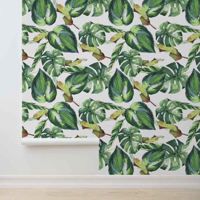 Tropical Palm Leaves Wallpaper (Application)