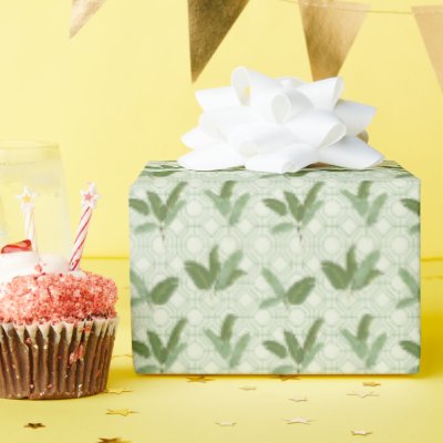 Tropical Palm Leaves Wrapping Paper