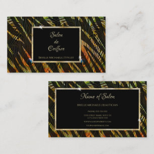 Tropical Palm Salon Stylist Business Card