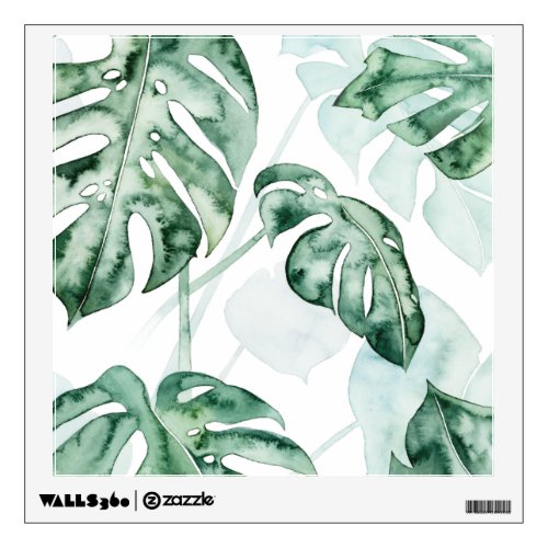 Tropical Palm Split Leaf Wall Decal