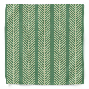Tropical Palm Stripes Bandana