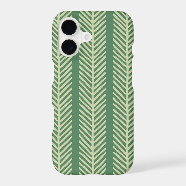 Tropical Palm Stripes Case-Mate iPhone Case (Back)