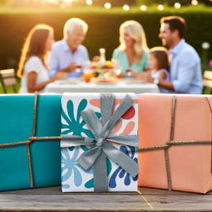 Tropical Palm Summer Party & Family Reunion Wrapping Paper Sheets