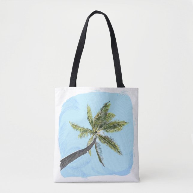Tropical Palm Tote Bag (Front)
