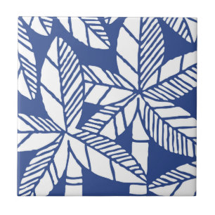 Tropical Palm Tree Beach Ceramic Tile