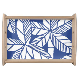Tropical Palm Tree Beach Party Serving Tray
