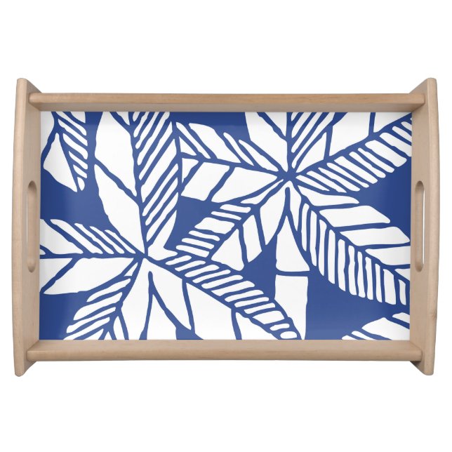 Tropical Palm Tree Beach Party Serving Tray (Front)