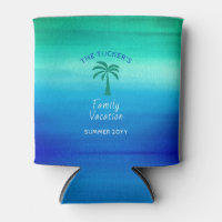 Tropical Palm Tree Beach Summer Family Vacation