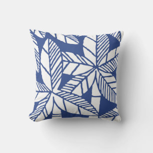 Tropical Palm Tree Beach Throw Pillow