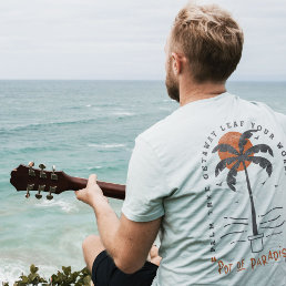 Tropical Palm Tree Beach Vibes Summer Sun Retro T-Shirt