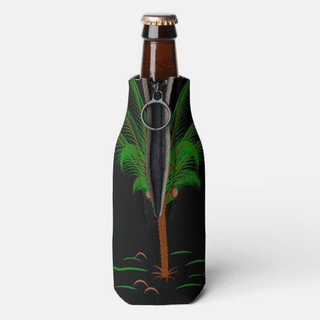 Tropical Palm Tree Bottle Cooler (Bottle Back)