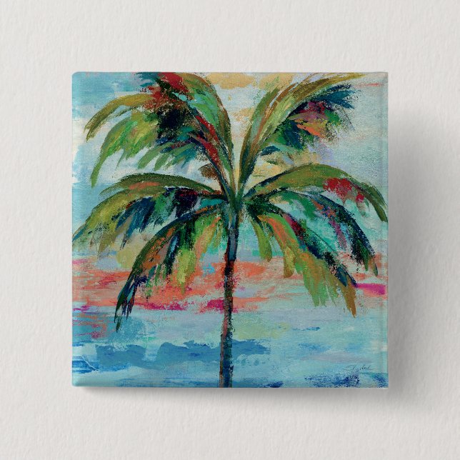 Tropical | Palm Tree Button (Front)