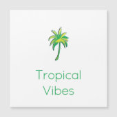 Tropical palm tree card (Front)
