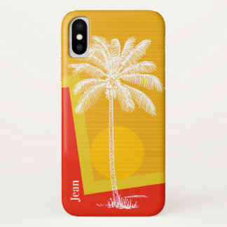 Tropical Palm Tree iPhone X Case