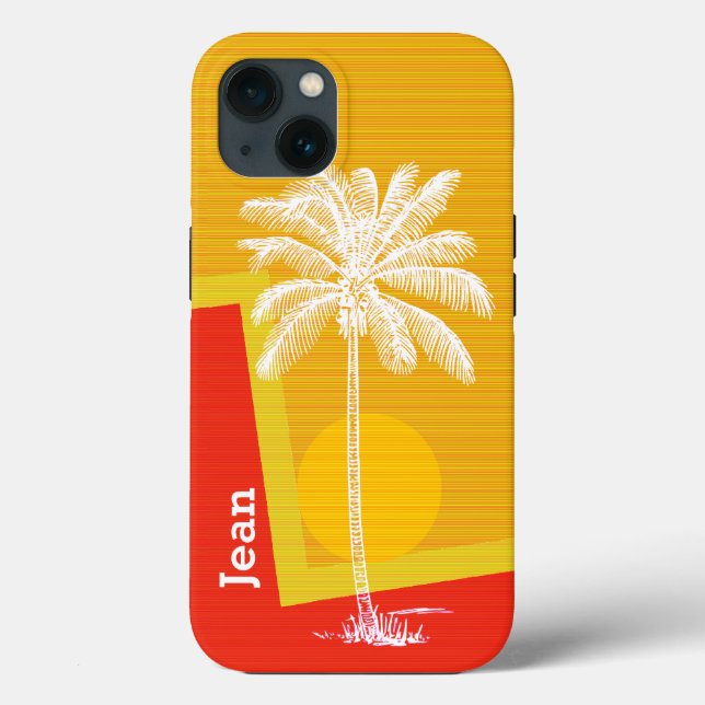 Tropical Palm Tree Case-Mate iPhone Case (Back)