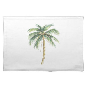 Tropical Palm Tree Cloth Placemat