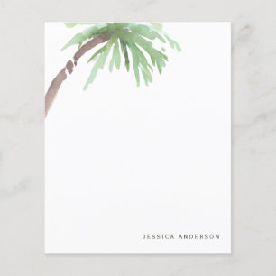 Tropical Palm Tree Custom Paper Sheet