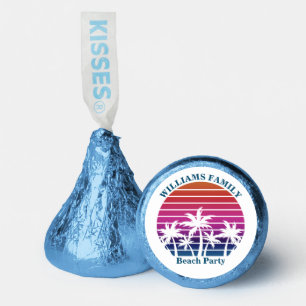 Tropical Palm Tree Cute Custom Luau Beach Party Hershey®'s Kisses®