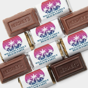 Tropical Palm Tree Cute Custom Luau Beach Party Hershey's Miniatures