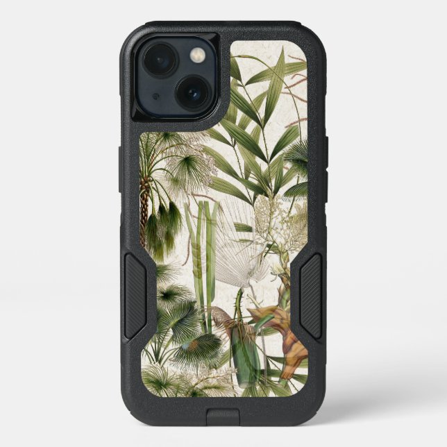 Tropical Palm Tree Fronds Leaf Nuts Device Case (Back)