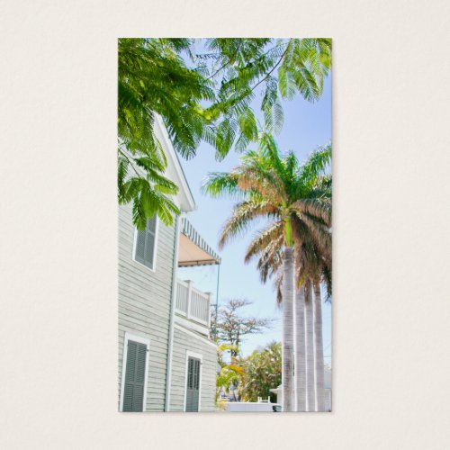 Tropical Palm Tree Business Card