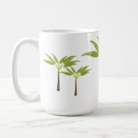 Tropical Palm Tree Island Beach Theme Simple Coffee Mug