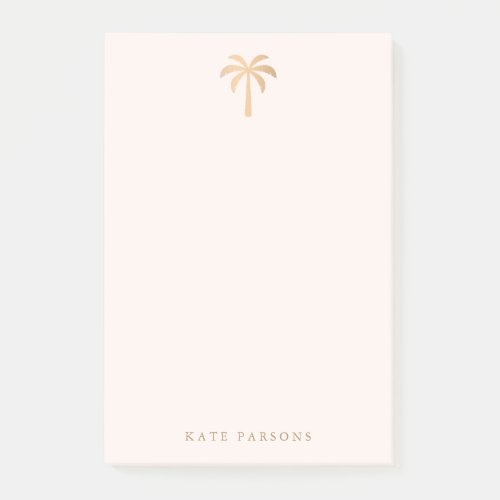 Tropical Palm Tree Modern Post_it Notes