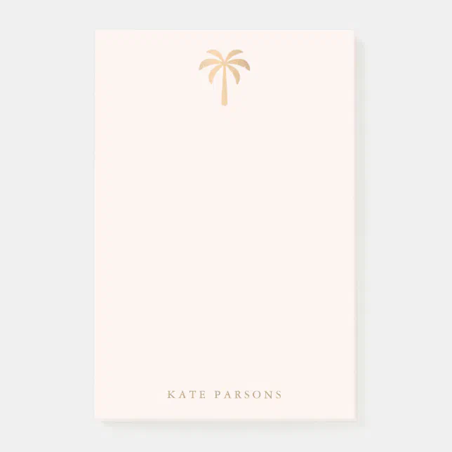 Tropical Palm Tree Modern Post-it Notes | Zazzle